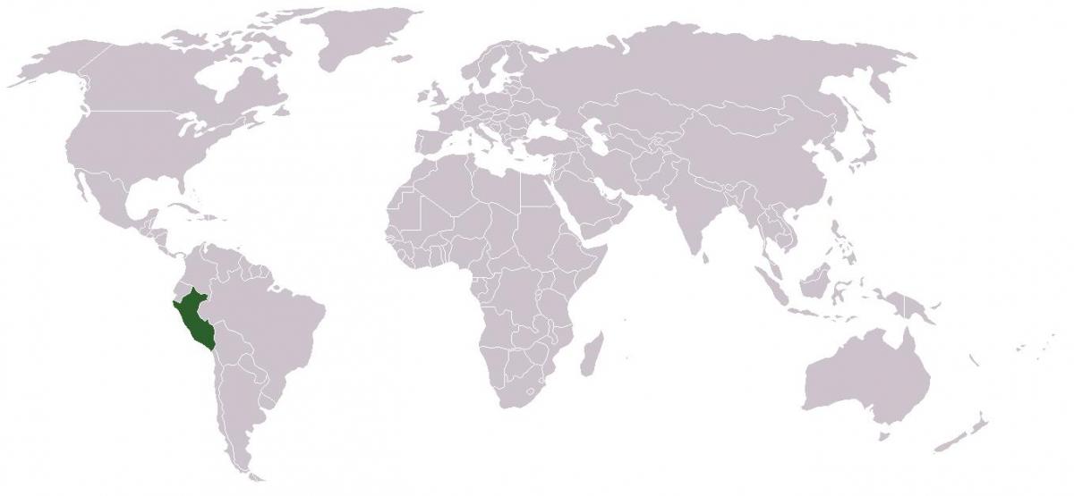 mapu Peru globálne