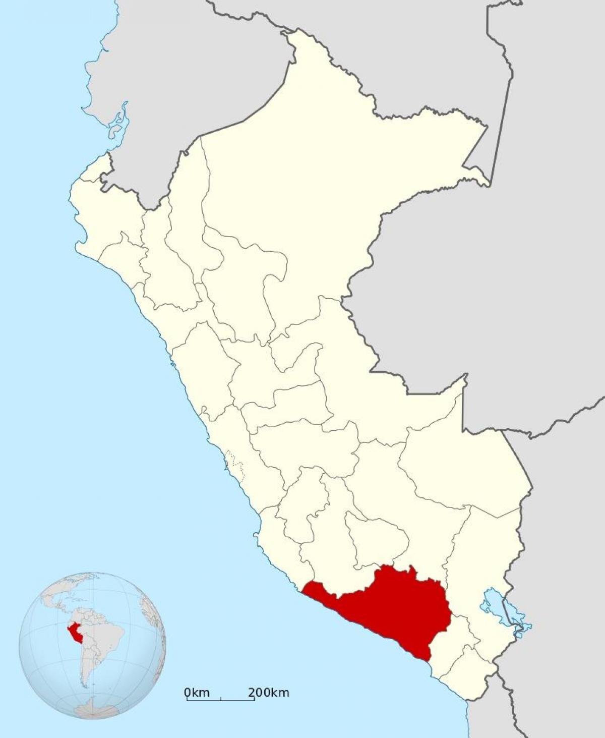 mapa arequipa Peru