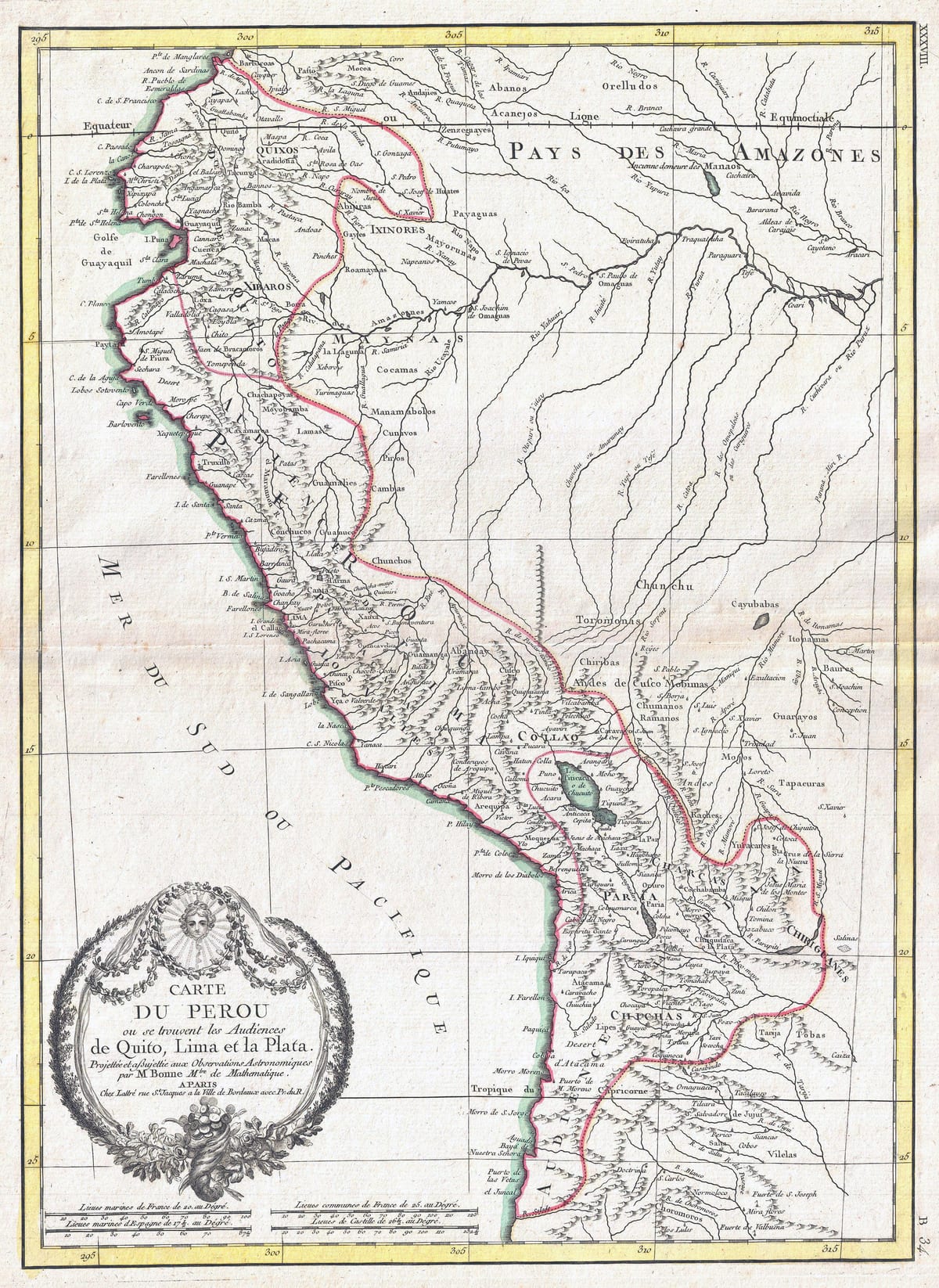 mapa stará mapa z Peru
