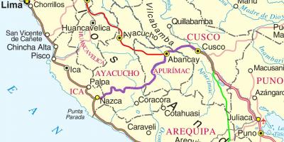 Mapa cusco Peru