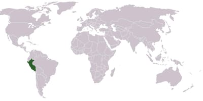 Mapu Peru globálne