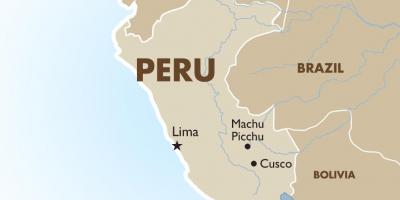 Mapu Peru a okolitých krajín