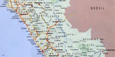 Mapu Peru mestá