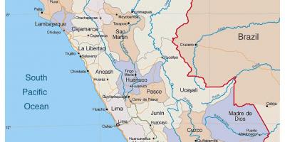 Mapa podrobnú mapu Peru