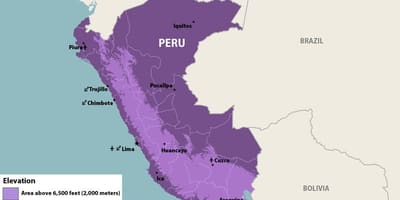 Mapa zika Peru